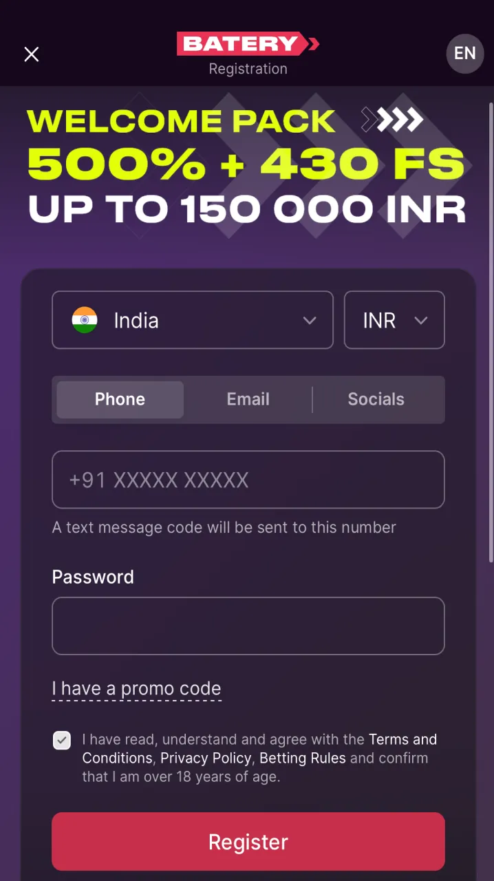See how easy and quick it is to register with Batery and start playing astronaut.