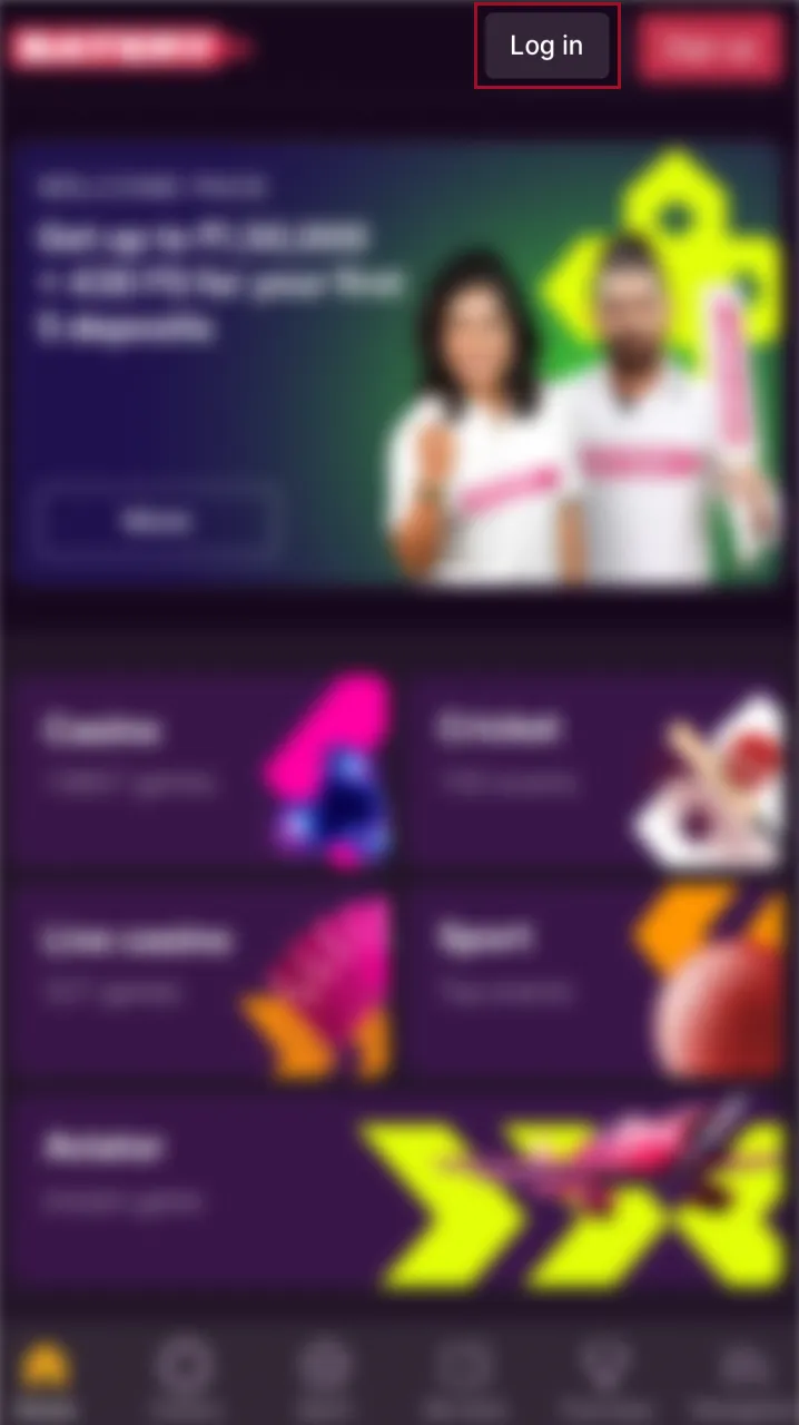 Click the button to log in and access the Astronaut game.
